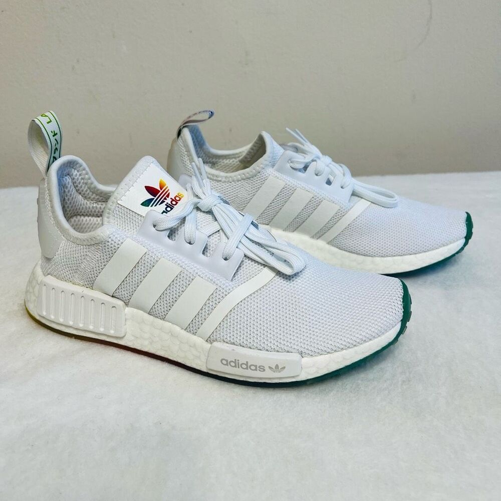 Adidas Nmd White Pride LGBTQ Sneakers New 5.5 Women